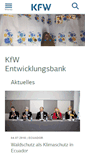 Mobile Screenshot of kfw-entwicklungsbank.de